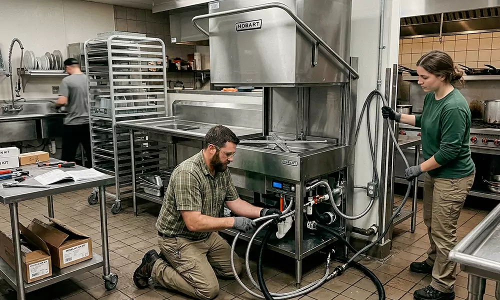 Commercial Dishwasher Installation in Pittsfield, MA