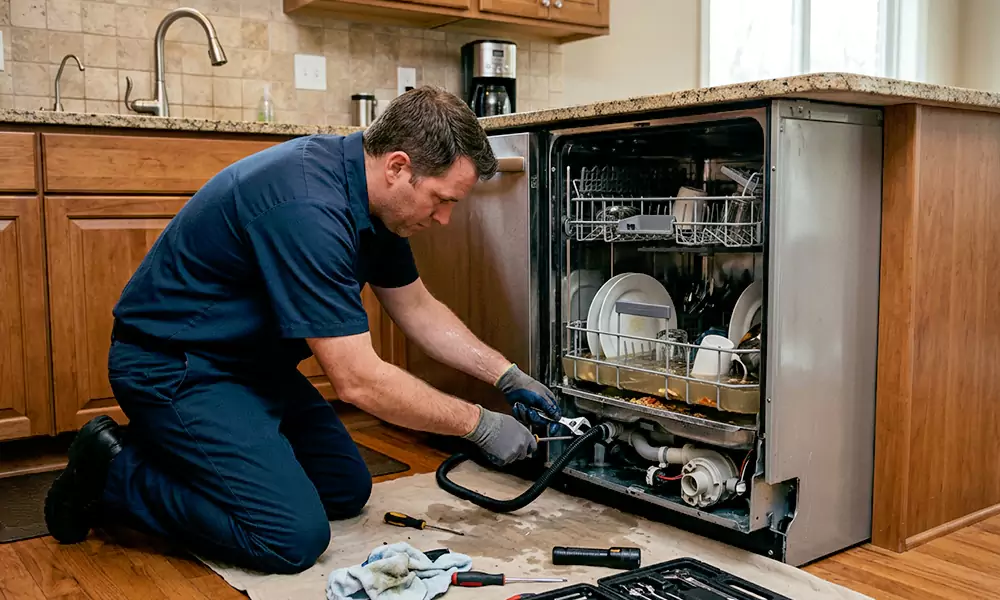 Dishwasher Not Draining Repair in Pittsfield, MA