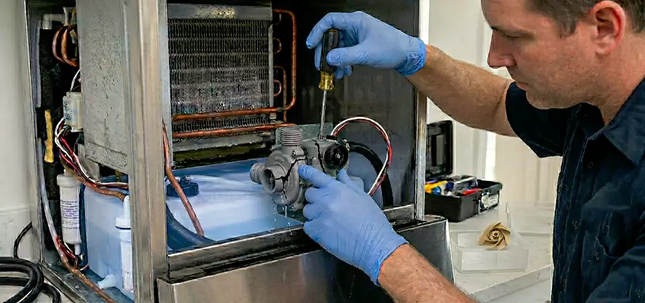 Commercial Ice Maker Water Pump Repair in Pittsfield