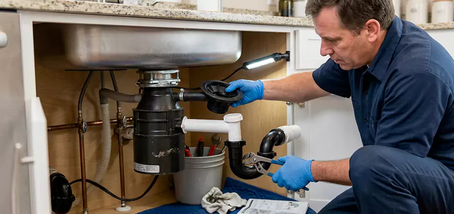 Garbage Disposal Splash Guard and Trap Installation in Pittsfield
